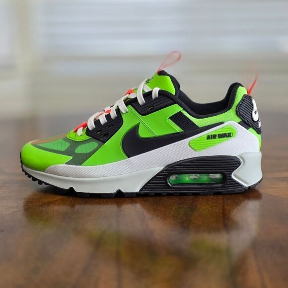 Nike Air Max 90 Drift Men's Size 5.5 Action Green Black White Shoes FB2877-300 - Picture 7 of 14
